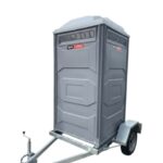 Portable Toilet on trailer