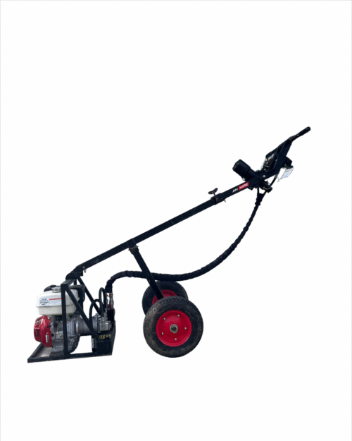 Hydraulic post hole borer